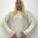 maglione girocollo weave